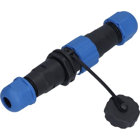 Connecteur avion 7 broches, prise socket 250V 5A, étanche et anticorrosion, connexion robuste, fiche mâle femelle, câble électrique, boîtier 1 à 7 pins, résistant à l'oxydation, usage industriel. (1/5)