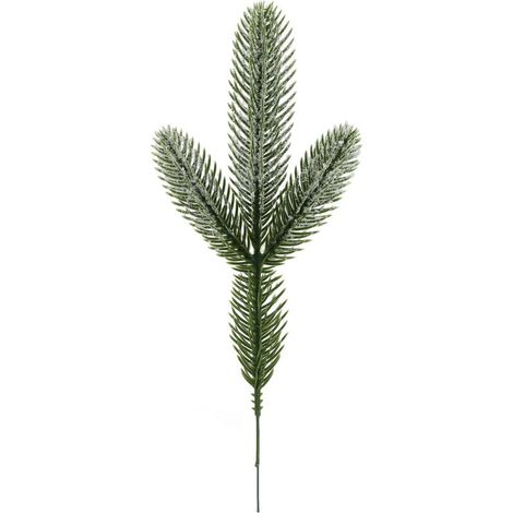 Branches artificielles, 24 branches de pin artificielles de Noël, guirlande d'aiguilles de pin en plastique, branche de sapin artificielle verte pour décoration de Noël, sapin de Noël, cadre de porte, (1/5)