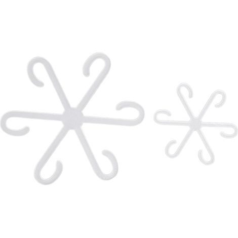Support de Tige de Plante 2 pièces, Support de Tige de Plante en Plastique réutilisable en Acrylique pour Les Amateurs de Jardin (1/5)