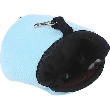 Adorable petit hamac suspendu pour cage de hamster, nid douillet moelleux d'hiver, lit chaud suspendu pour rongeurs, couchage confortable et pelucheux.