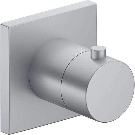 Raccord Keuco IXMO 59553, raccord thermostatique UP DN15, rosette carrée, Coloris: finition aluminium - 59553170002 (1/2)