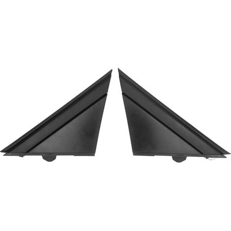 TONYSA Paire de porte de porte de porte du miroir couvercle 1SH17KX7AA Remplacement de décoration noire droite gauche pour Fiat 500 2012-2017 (1/4)