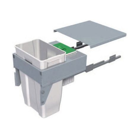 Poubelle suspendue caisson de 450 - Contenance : 42,5 L - Hauteur : 560 mm - GOLLINUCCI