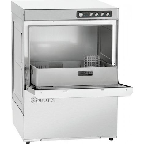Lave-vaisselle PRO (L)500 x (P)500 mm avec pompe de vidange, sans adoucisseur, sans pompe détergent, 220 V - MONO