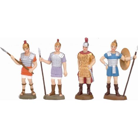FIGURAS DE BELÉN SOLDADOS ROMANOS DE 8CM
