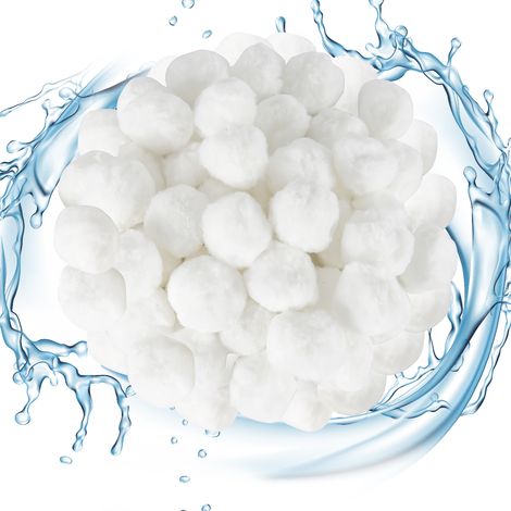 Randaco Boules filtrantes de piscine 1400g matériau léger réutilisable adapté à divers systèmes de filtration
