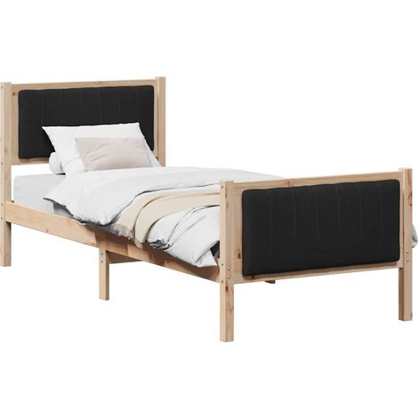 Maison Exclusive - Struttura del Letto con testiera Marrone e nero 80 x 200 cm