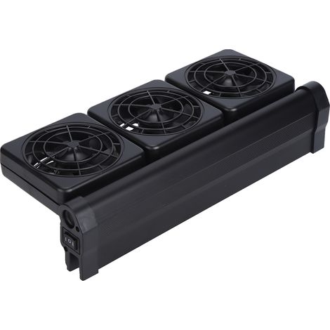 Ventilateur d'aquarium à vitesse réglable, installation facile et sûre, avec embout à pince pour aquarium. (1/5)