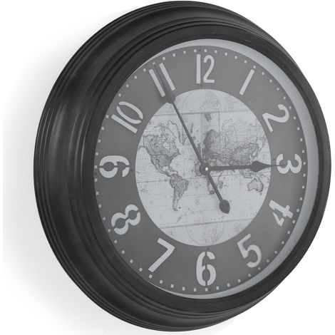 Metallwanduhr (1/3)