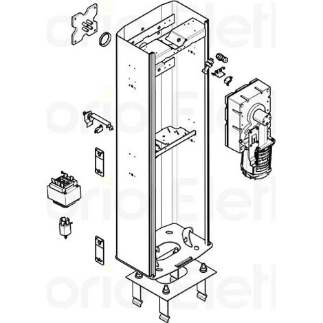 came pièce détachée groupeserrure déverrouillage gt4 88003-0151