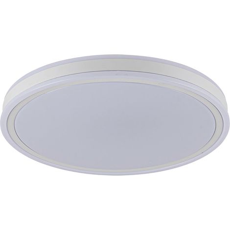 Plafonnier LED circulaire, Targes, 80 W, 3 CCT, 8800 lm, blanc, ø60 x 6,5 cm