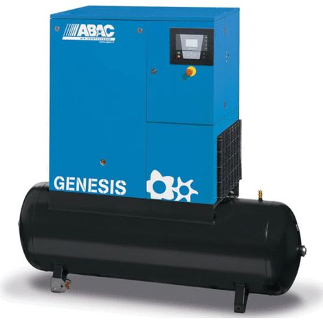 Compresseur d'air rotatif à vis réservoir 500 litres 20 CV triphasé 13 bars ABAC (1/2)
