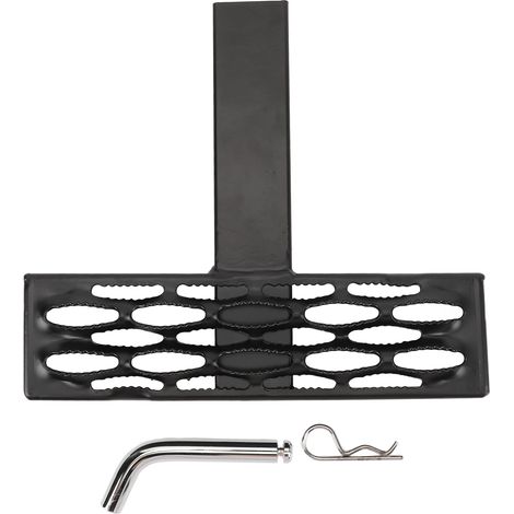 Marchepied d'attelage capacité de charge 600lbs robuste récepteur 2in avec goupille 5/8in pour auto, SUV, pickup, camion, camping-car (1/5)
