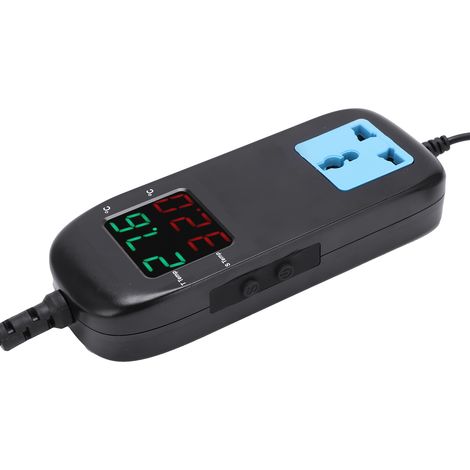 Intelligenter digitaler Thermostat mit Digitalanzeige, elektronischer Temperaturregler, Wechselstrom 90–250 V, EU-Stecker (1/5)