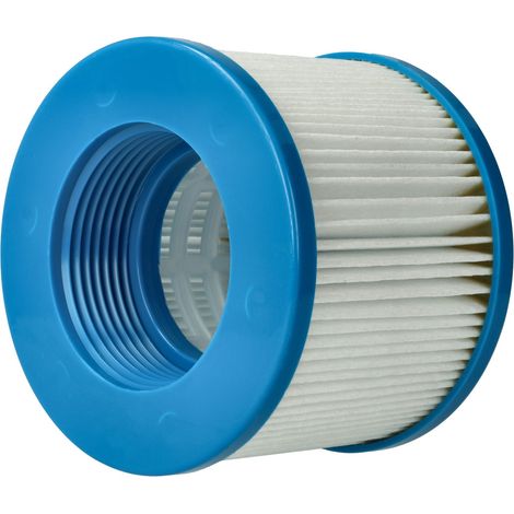 vhbw Filter Cartridge compatible with Arebos 24 V 70 W Pool - Spare Filter Blue White (1/4)