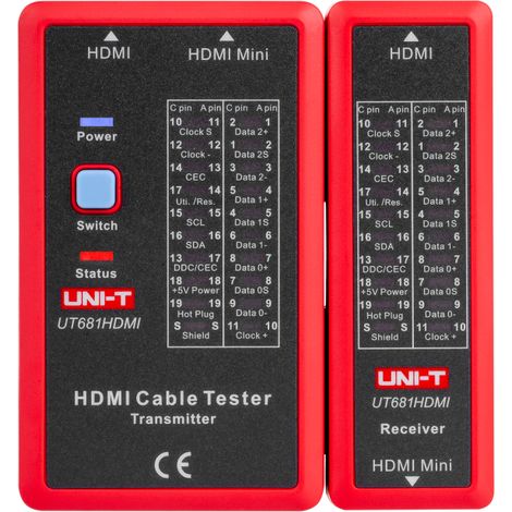 TESTEUR DE CÂBLES HDMI UT-681-HDMI UNI-T (1/5)
