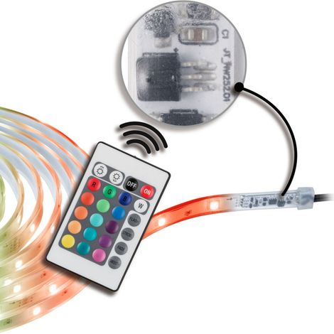 Simplus sur la bande de LED en plein air 5M IP44 13W 24LÉS / M RVB (1/5)