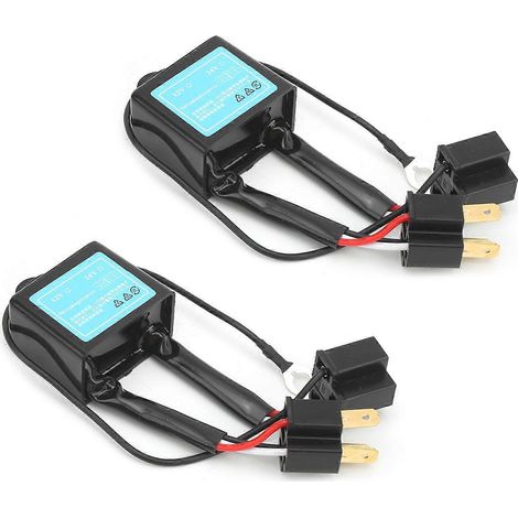 Stück LED-Fehlerfreier Decoder-Scheinwerfer für H4-Polaritätswandler, Antiflicker-Fehlerbeseitigung