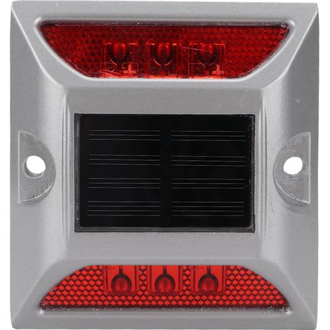 Lampe Solaire Pour Chemin - 6 LED En Aluminium - Étanche IP65 - Pour Allée Jardin Quai - 1 Pièce (1/5)