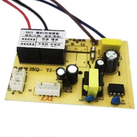 Panneau de commande, fonction marche/arrêt par simple mouvement, carte mère à double moteur, connecteurs 5 et 6 broches (1/4)