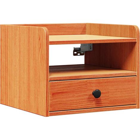 Maison Exclusive - Comodino con cassetto Marrone cerato 38 x 36 x 29,5 cm