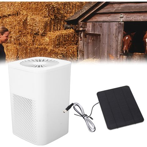 Filtre à air solaire monocristallin en silicium de 10 W pour voiture, ventilation pour poulailler/niche. (1/5)