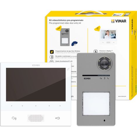 Kit videocitofonico m/bif. TAB 7B + 40170 VIMAR