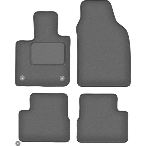Graphit-Automatten für: Fiat E-500X / 500x Elektro-Crossover (2019-)