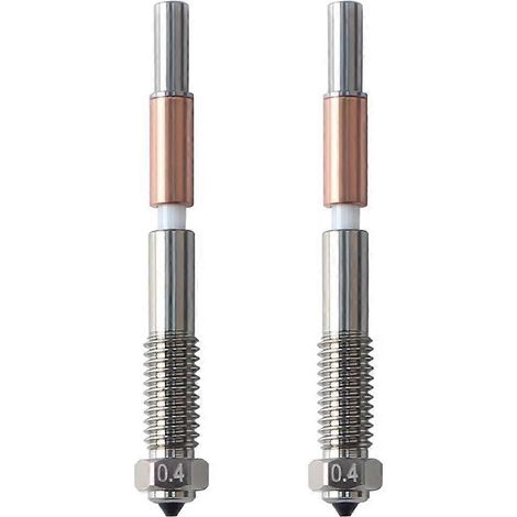 Stück für QIDI Plus4 Bimetalldüse mit Schnellwechselsystem, integrierter Keramikisolierung, 0,4 mm Düsen, hochtemperaturbeständig (1/5)