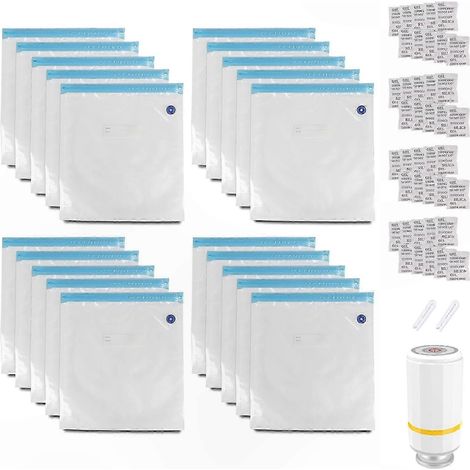Vakuumbeutel für 3D-Filamente, transparente Beutel mit Pumpe, Feuchtigkeitsschutz, luftdichtes Aufbewahrungsset (1/5)