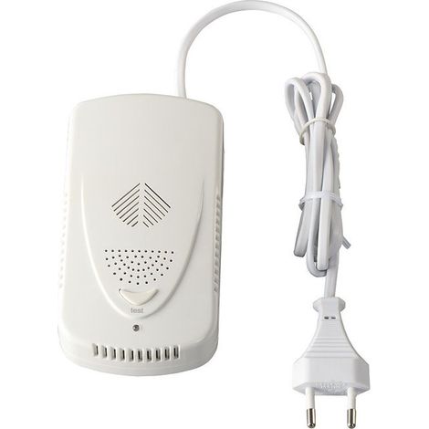 Melchioni, Rilevatore Gas Metano GPL, Certificato EN50194-1, Allarme 85dB, Bianco