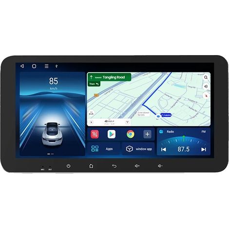 Autoradio, schermo QLED, sistema di navigazione, compatibile con Jeep Renegade 2016-2020, X7 (4GB-64GB) - 10,33 pollici (1/2)