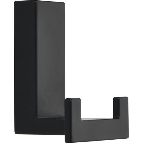 Mantelhaken Kleiderhaken Tome B 43 mm, H 52 mm, ZN schwarz matt (1/4)
