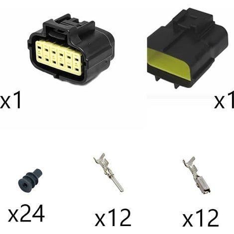 Kit Connettore Econoseal J-Mark II maschio femmina 12 vie