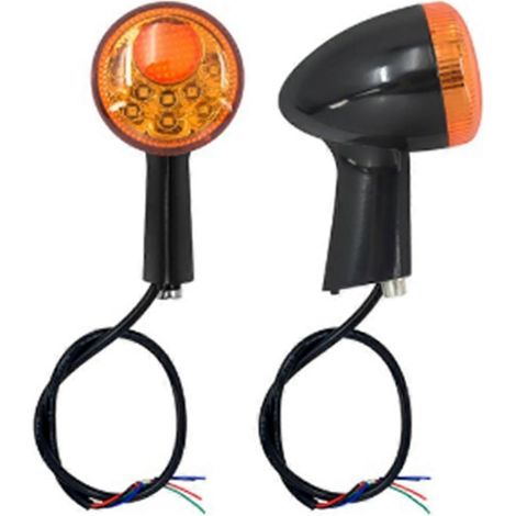 Lot de 2 feux arrière à LED avec clignotants et feu stop pour moto XL 883 1200 Softail Dyna Series A (1/5)
