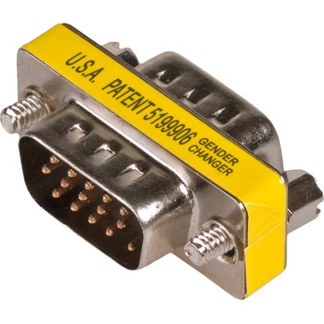 Adaptador 2x VGA Akyga AK-AD-19 Adaptador macho a macho de 15 pines D-Sub (1/4)