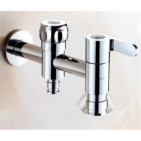 Faune en Laiton MONTÉ 2016 Double Utilisation du Jardin Robinet de Jardin Robinet Machine à Laver Robinet Extérieur Mélangeur Tap (1/3)
