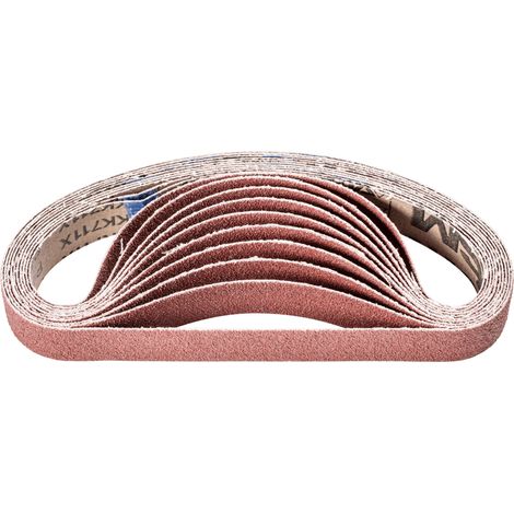 PFERD TOOLS Korund Schleifband BA 30x610mm A40 für universelle Anwendung mit Rohrbandschleifer 10 Stk (1/4)