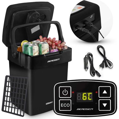 Nevera ligera con función de refrigeración y calefacción.Código de producto: 3822CARACTERÍSTICAS PRINCIPALES:- Construcción de doble pared para un excelente aislamiento térmico y retención de temperat