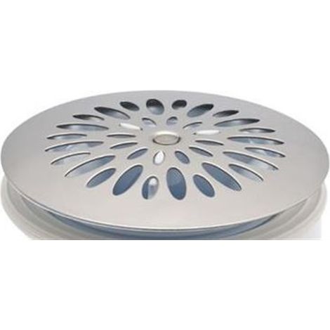 Grille cloche pour bonde receveur sortie verticale 85mm – Accessoire siphon pour douche – Compatible avec modèles NICOLL – SAS (1/2)