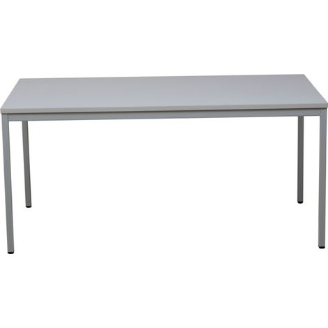C+P Table à 4 pieds polyvalente, 750x1800x800 mm, 7035/décor gris clair (1/5)