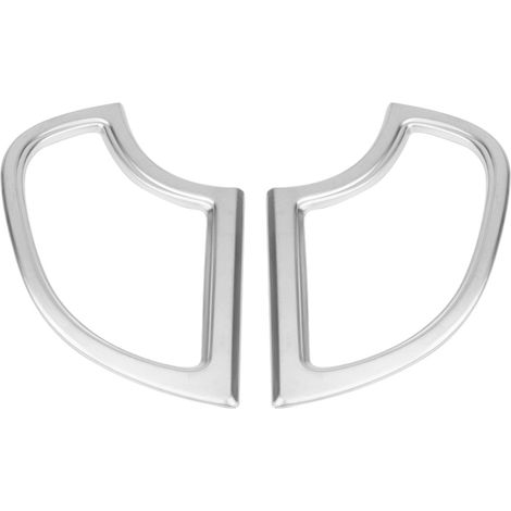Ensemble de deux baguettes chromées pour tableau de bord et panneau de climatisation pour les modèles Mercedes-Benz Classe S W222 de 2014 à 2017. (1/5)