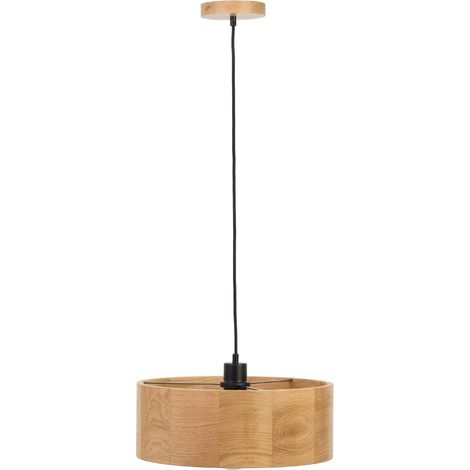 Hängelampe aus Holz, Kronleuchter EICHE 375 (1/5)