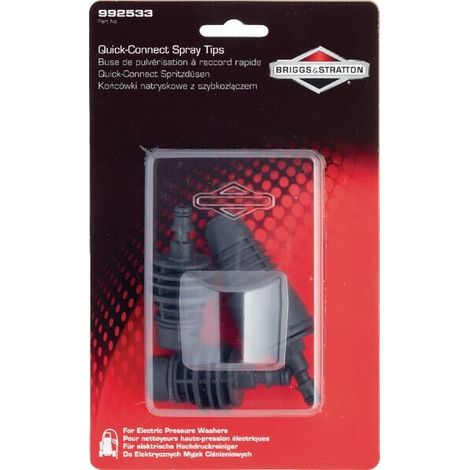 Quick Connect Spray Tips Elec BRIGGS ET STRATTON 992533