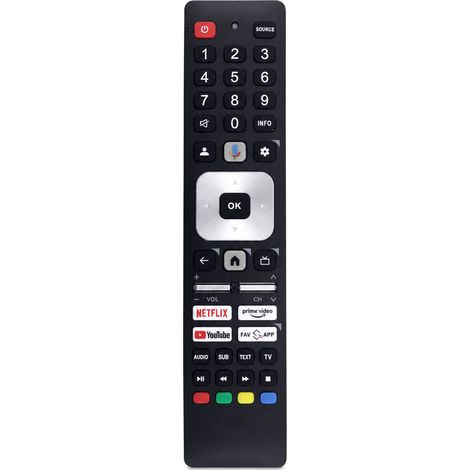 Télécommande vocale Bluetooth compatible avec téléviseur Sharp RMC0147N (1/5)