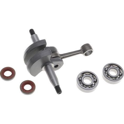 Jardiaffaires – Vilebrequin complet pour débroussailleuses Stihl FS400 FS450 FS480 – Remplace 4128 030 0400 – Joints spis et roulements inclus (1/3)
