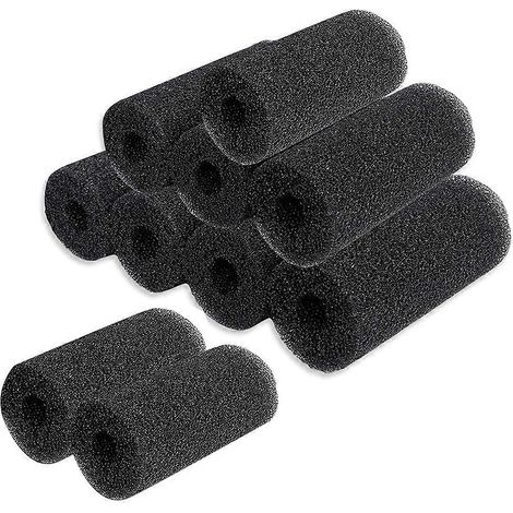 Lot de 10 rouleaux d'éponge de préfiltre pour pompe de bassin, compatibles avec les modèles de pompe de bassin Beckett G/FR/DP, remplaçant les références 7209410 et 7137710. (1/5)