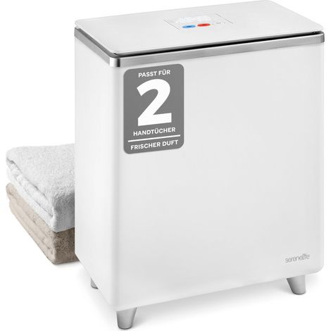 SereneLife Handtuchwärmer Eimer 20L, 450W, Silber (1/5)
