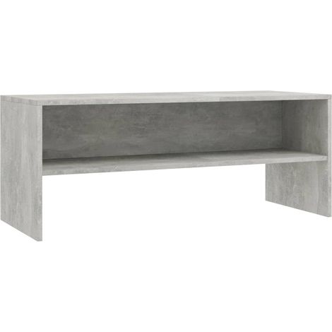 TV Cabinet Concrete Grey 100x40x40 cm Engineered Wood vidaXL