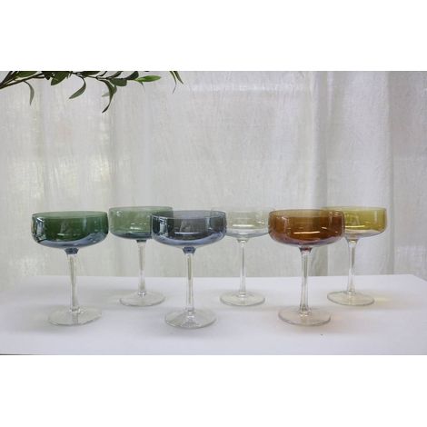 6 coupes de champagne Lucia D10,5xH15cm - Atmosphera créateur d'intérieur